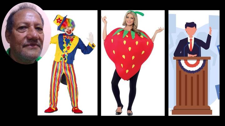 ¿Candidatos, disfraces o payasos?