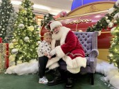 Santa Arrives and Holiday Season Is Underway at Westfarms