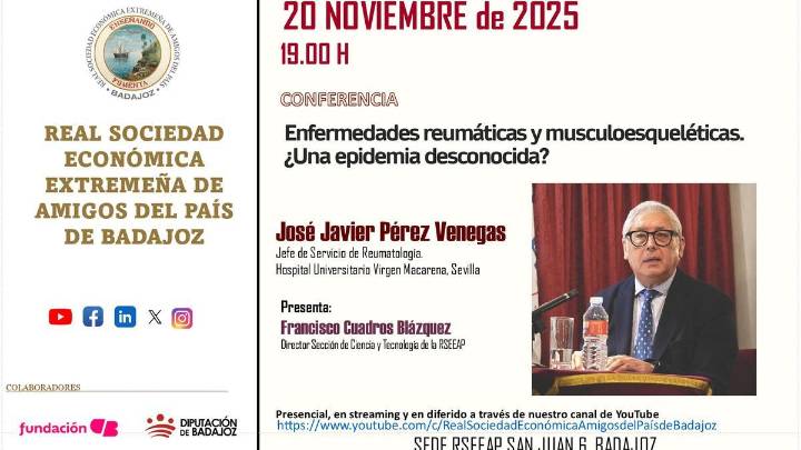 José Javier Pérez Venegas habla sobre las enfermedades reumáticas en Badajoz