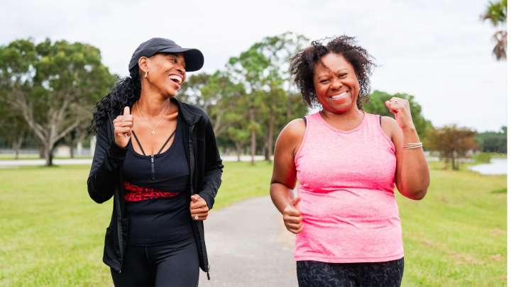 These are the four moves a trainer uses to warm up for a long walk