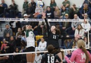 Photos of Bloomfield Hills vs. Birmingham Groves in a D1 volleyball regional championship