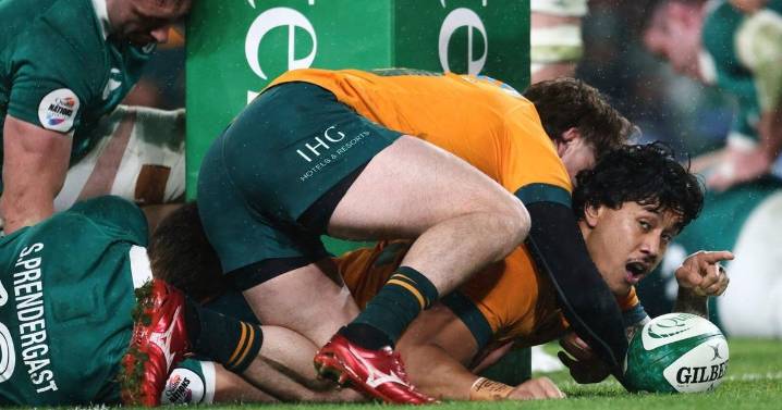 Mack Hansen's hat trick spurs Ireland to a record 46