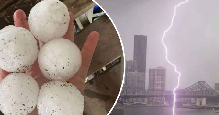 Weather news: Four people hospitalised after giant hailstones pummel school fair in south