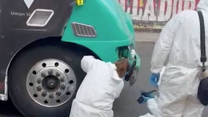 Ciclista muere arrollado por camión de transporte público en Iztapalapa