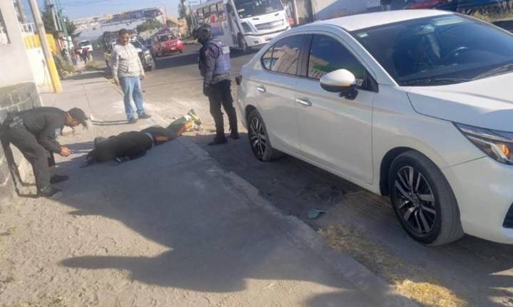 Balacera en Texmelucan deja un muerto y heridos tras persecución