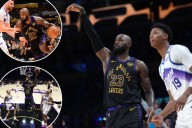 LeBron James begins record-setting 23rd season in style in Lakers' win