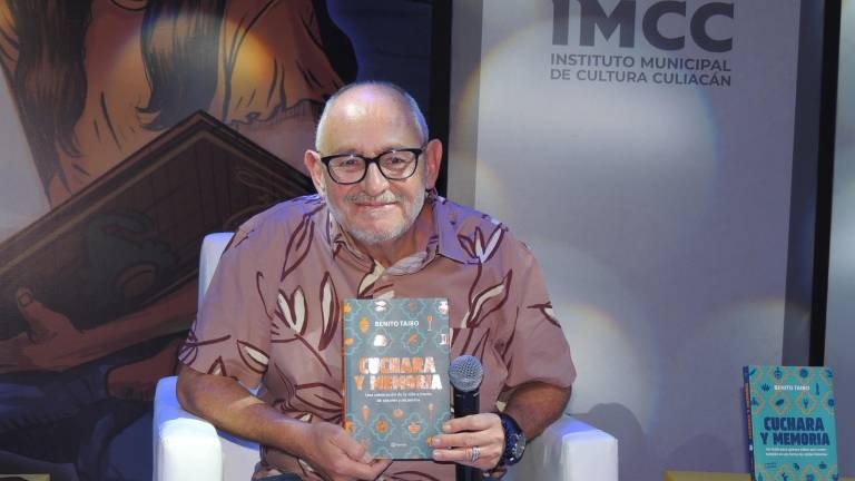 Invita Benito Taibo a leer con hambre su libro ‘Cuchara y Memoria’