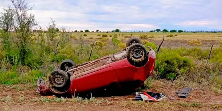 Otro accidente cerca de San Rafael, Mendoza, dejó como saldo un muerto y tres heridos