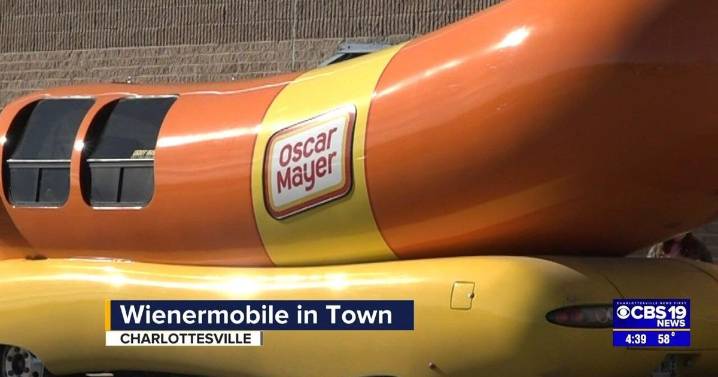 Oscar Mayer Wienermobile rolls through Charlottesville