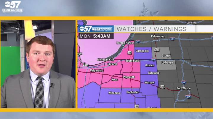 Heavy snow this afternoon, melting begins later this week