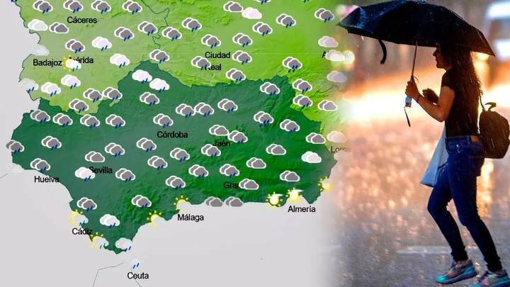 Aemet avisa de un giro meteorológico: Andalucía espera lluvias estos días tras la ola de frío polar