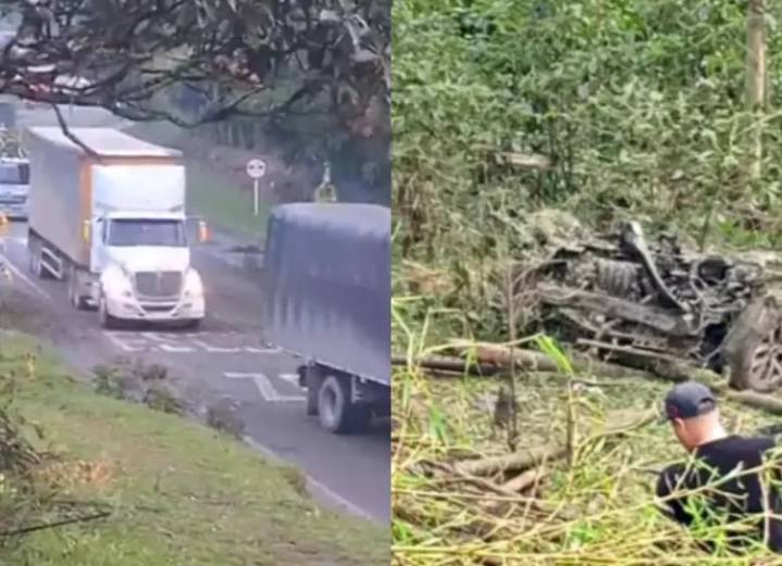 Carro bomba explota en la vía Panamericana, una persona murió