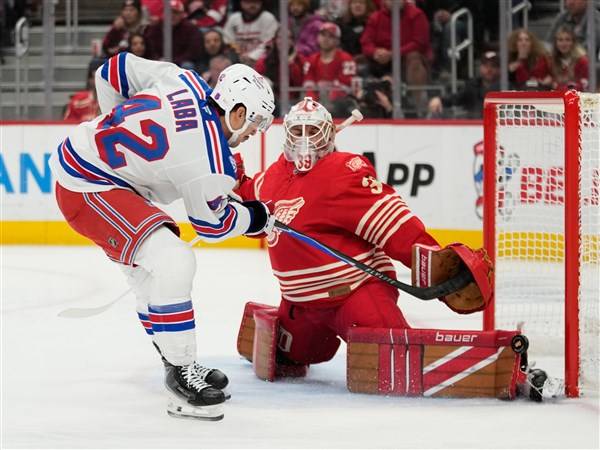 Panarin has goal, 2 assists as Rangers beat Red Wings 4