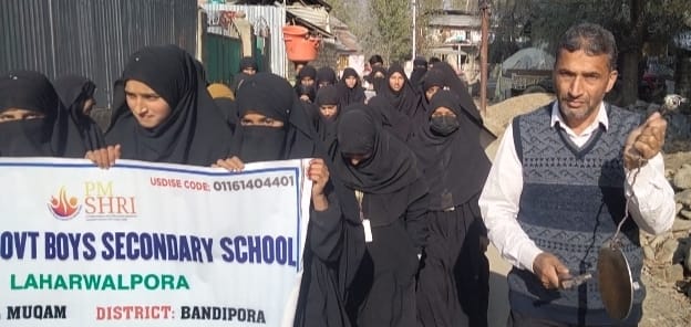 PM Shri Government Secondary School Laharwalpora Rings the Bell for Education