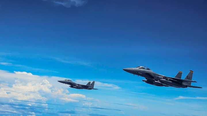F-15E Strike Eagles Complete Kadena Rotation and First Fighter Deployment to Diego Garcia