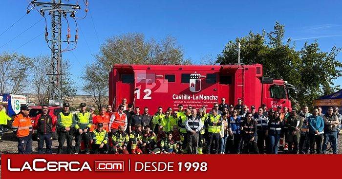 El Gobierno regional pone en marcha un simulacro en Alcaudete de la Jara con 250 efectivos para coordinar una aplicación eficaz del PRICAM