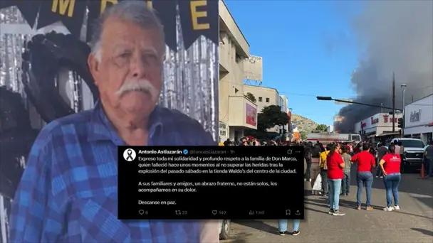 Alcalde Astiazarán lamenta muerte de Marco Segundo Reyes