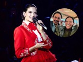 Natalia Jiménez tuvo su momento fan con Hugo Sánches y lo persiguió en el aeropuerto