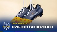 Omar Speights supporting Project Fatherhood for My Cause My Cleats 2025