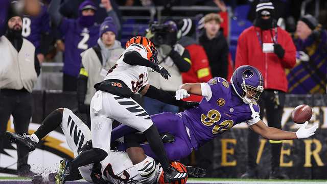 Turnovers cost Ravens as Burrow, Bengals end winning streak