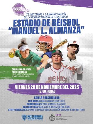 Gran evento de reapertura del recién rehabilitado estadio Almanza
