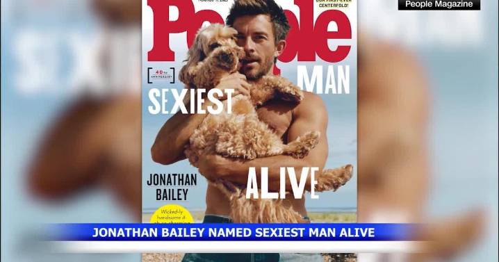 Jonathan Bailey named People Magazine's sexiest man alive for 2025