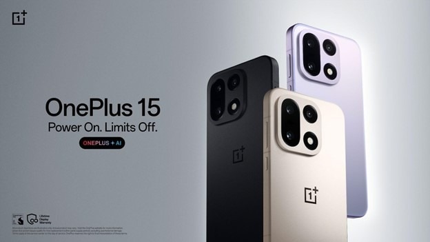 OnePlus 15 launches in India with triple-chip power, 165Hz display and 7300mAh battery