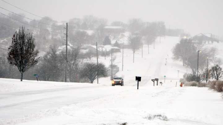 A major U.S. winter storm disrupts post-Thanksgiving travel : NPR