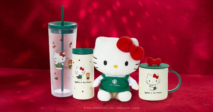 Starbucks' Hello Kitty Merch For The Holidays Is TikTok