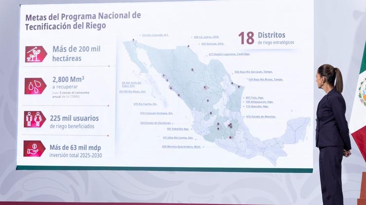 Tecnificación de distritos de riego: 39% en Juárez y 35% en Delicias