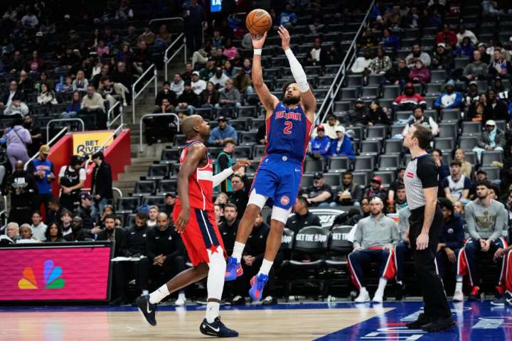 Cunningham scores 46 points, rallies Pistons to a 137-135 victory over the Wizards in overtime
