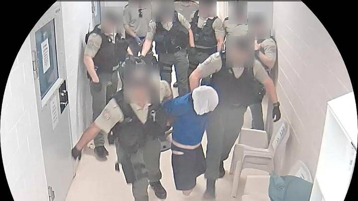 Inmate who had seizure left naked on cell floor