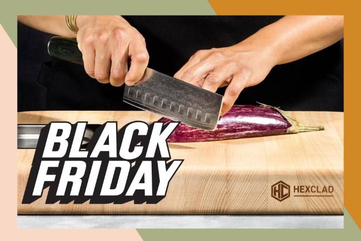 HexClad Nakiri 6.5-Inch Japanese Damascus Knife is 41% off