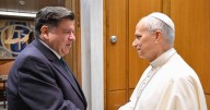 Pritzker discusses immigration crackdown with Pope Leo XIV in Rome