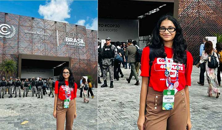 Hyderabad student represents India at COP 30 in Brazil