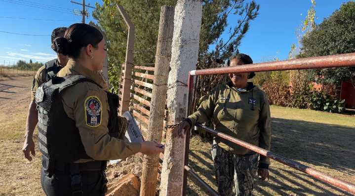 Inició operativo de Cosecha Segura en zona rural