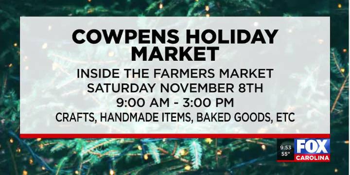 Holiday market, yard sale in Spartanburg Co. this weekend