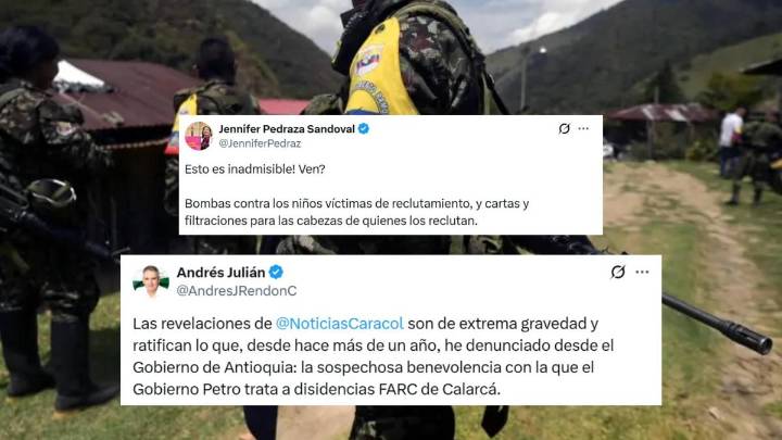 “Bombas contra los niños y pactan con quienes los reclutan”; reacciones de precandidatos, congresistas, expertos y políticos a archivos de Calarcá