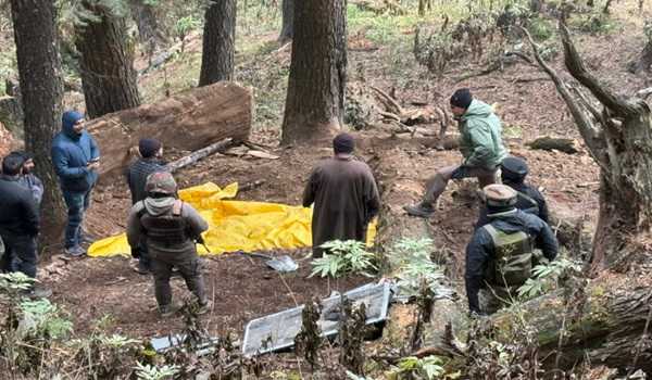 2 old terrorist hideouts busted in Kulgam forests