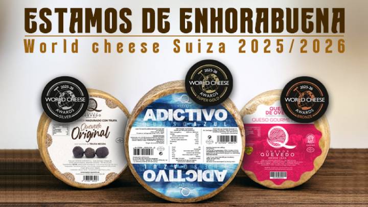 World Cheese Awards 2025 encumbra los Quesos Quevedo de Valladolid: estos son los premiados