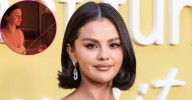 Selena Gomez Goes Braless in Skimpy White Tank Top During Cozy Night In: Photos
