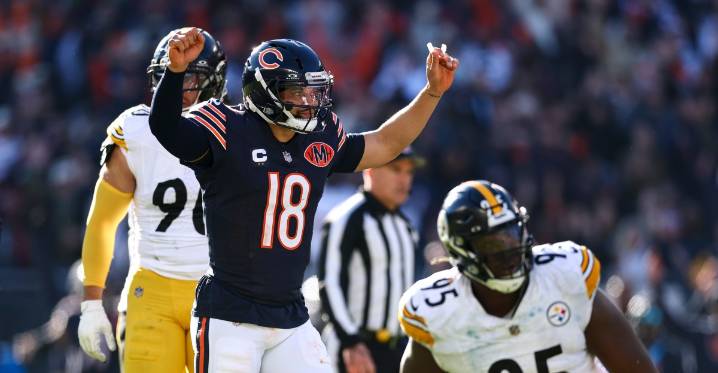 Caleb Williams Stat Tracker Week 12