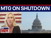 MTG on government shutdown day 38, relationship with Trump & more
