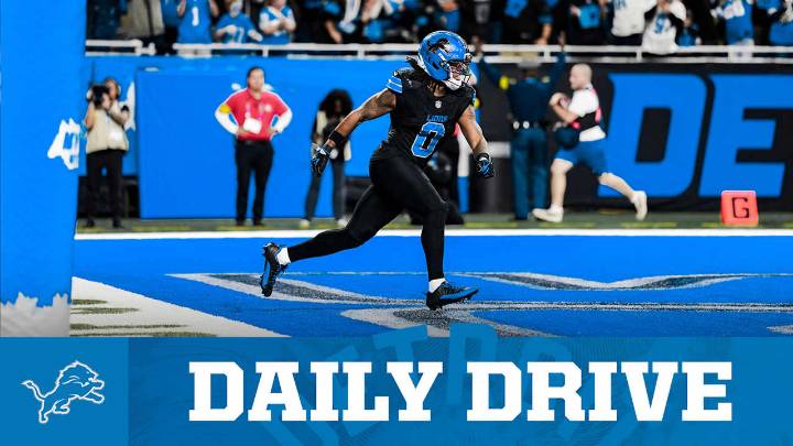 THE DAILY DRIVE: Detroit Lions RB Jahmyr Gibbs nabs 2nd Offensive Player of the Week