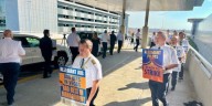Allegiant pilots picket outside Nashville airport, threaten strike