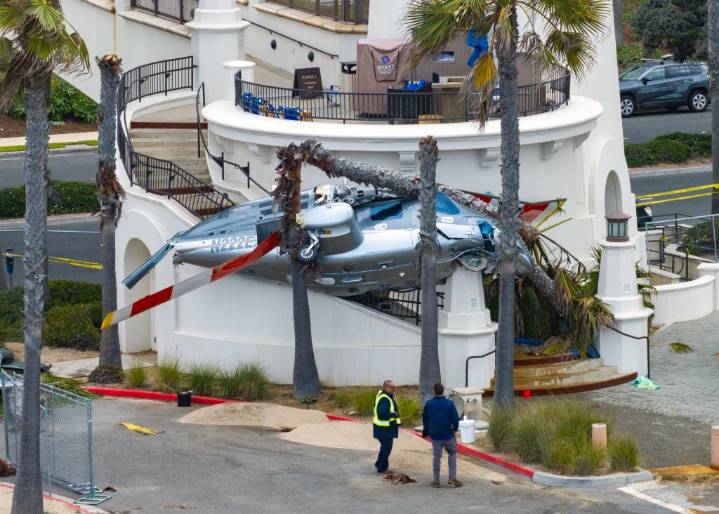Tail rotor part disconnected prior to Huntington Beach helicopter crash, agency says