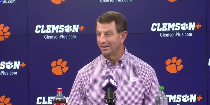 Dabo’s Best Bites: Clemson travels to No.19 Louisville