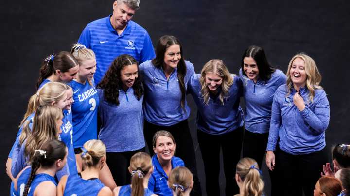 Plainfield vs Fort Wayne Carroll in IHSAA girls volleyball state championship
