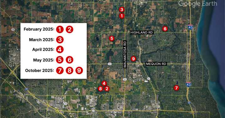 Open records requests show South American crime ring has targeted nearly every corner of Mequon this year