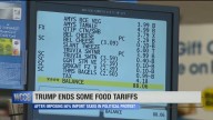 Trump ends some food tariffs